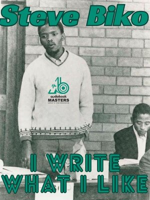 cover image of I write what I like